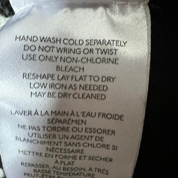 Anthropologie Maeve Sweater Vest Womens XL Black Striped Gold Button Preppy - Picture 9 of 12